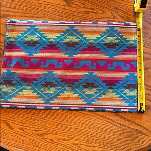 SOUTHWEST SANTA FE Style placemats SET OF 4